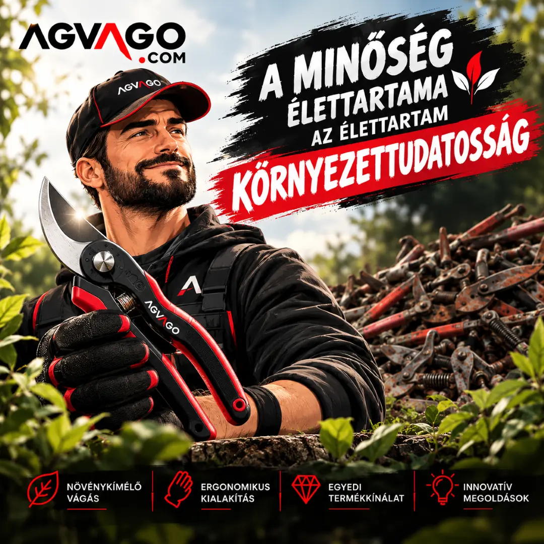 Meddig lesz a társad a metszőollód? -Metszőolló nyél anyaghasználata